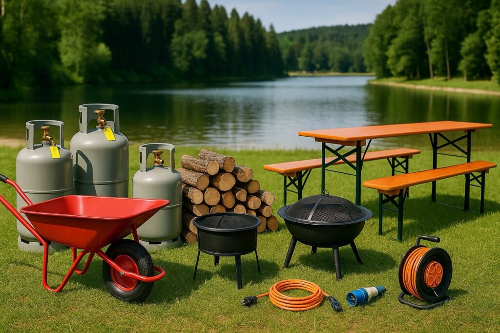 Gas, Holz und Zubehör